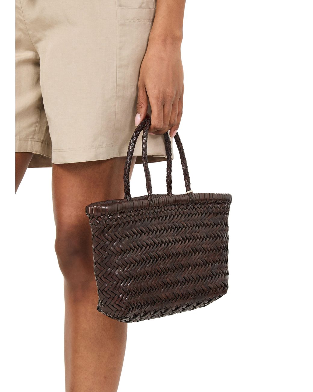 Mini Sac À Main Flat Gora Dragon Diffusion en coloris Black
