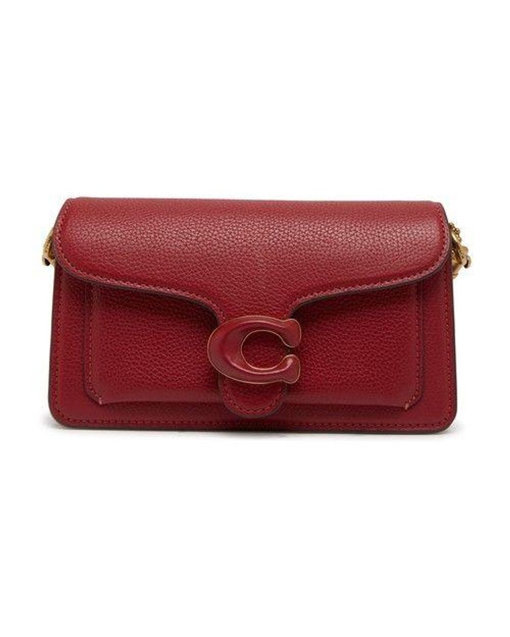 Coach tabby deep red shop