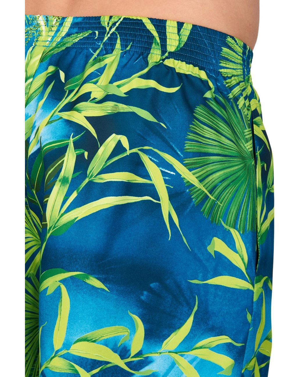 Versace Jungle Print Swimwear Shorts in Blue for Men | Lyst