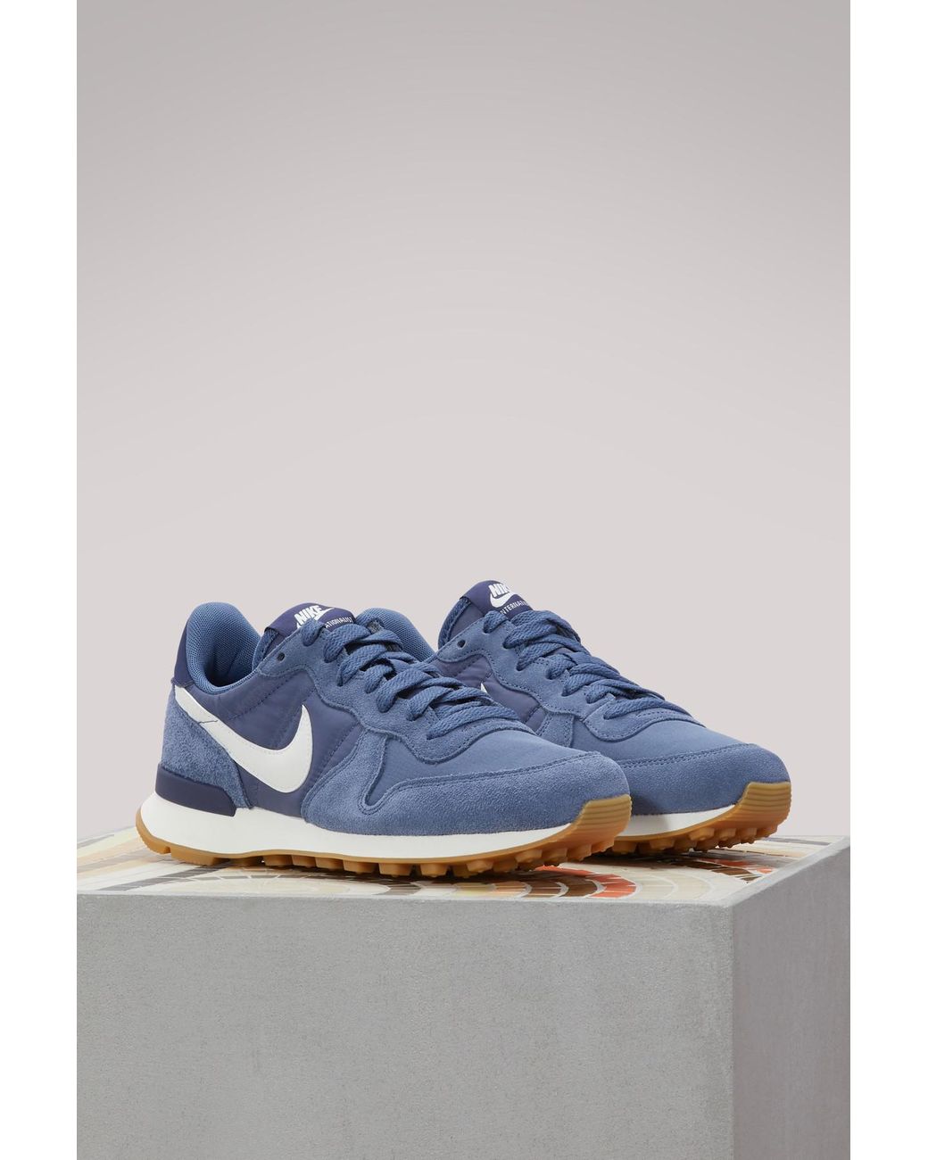 Nike Internationalist Sneakers in Blue | Lyst