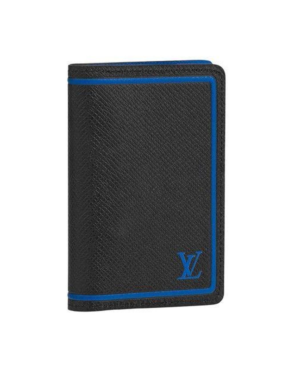 Louis Vuitton® Pocket Organizer Black. Size  Pocket organizer, Fold wallet,  Louis vuitton