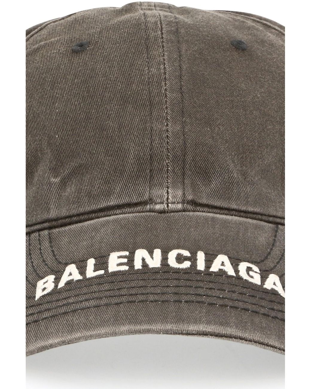 Balenciaga Washed Denim Cap for Men | Lyst