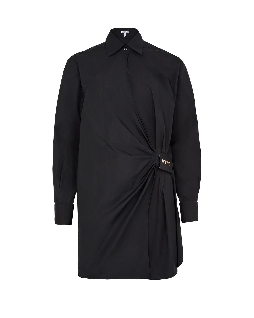 Loewe Shirt Dress in Black | Lyst