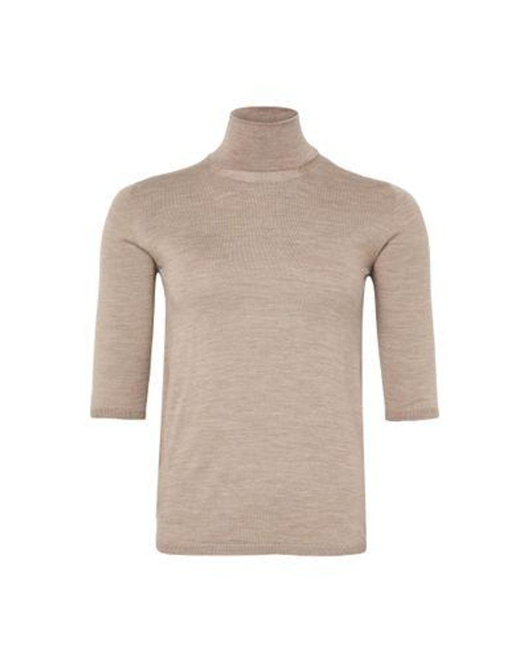 Max Mara Brown Rollkragenpullover