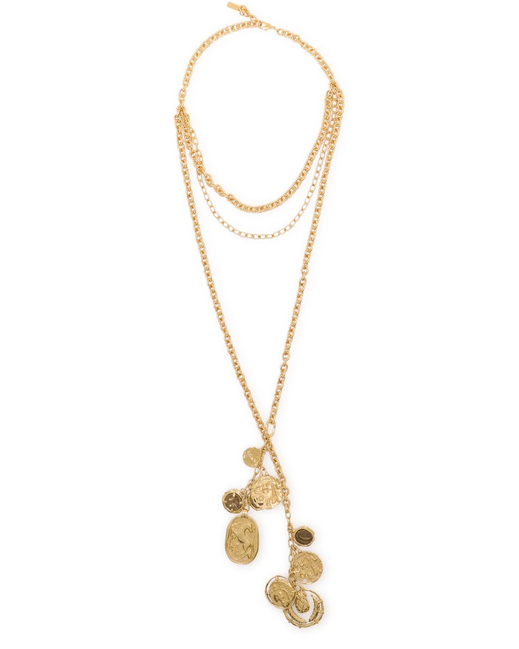 Collier Medals Chloé en coloris Metallic