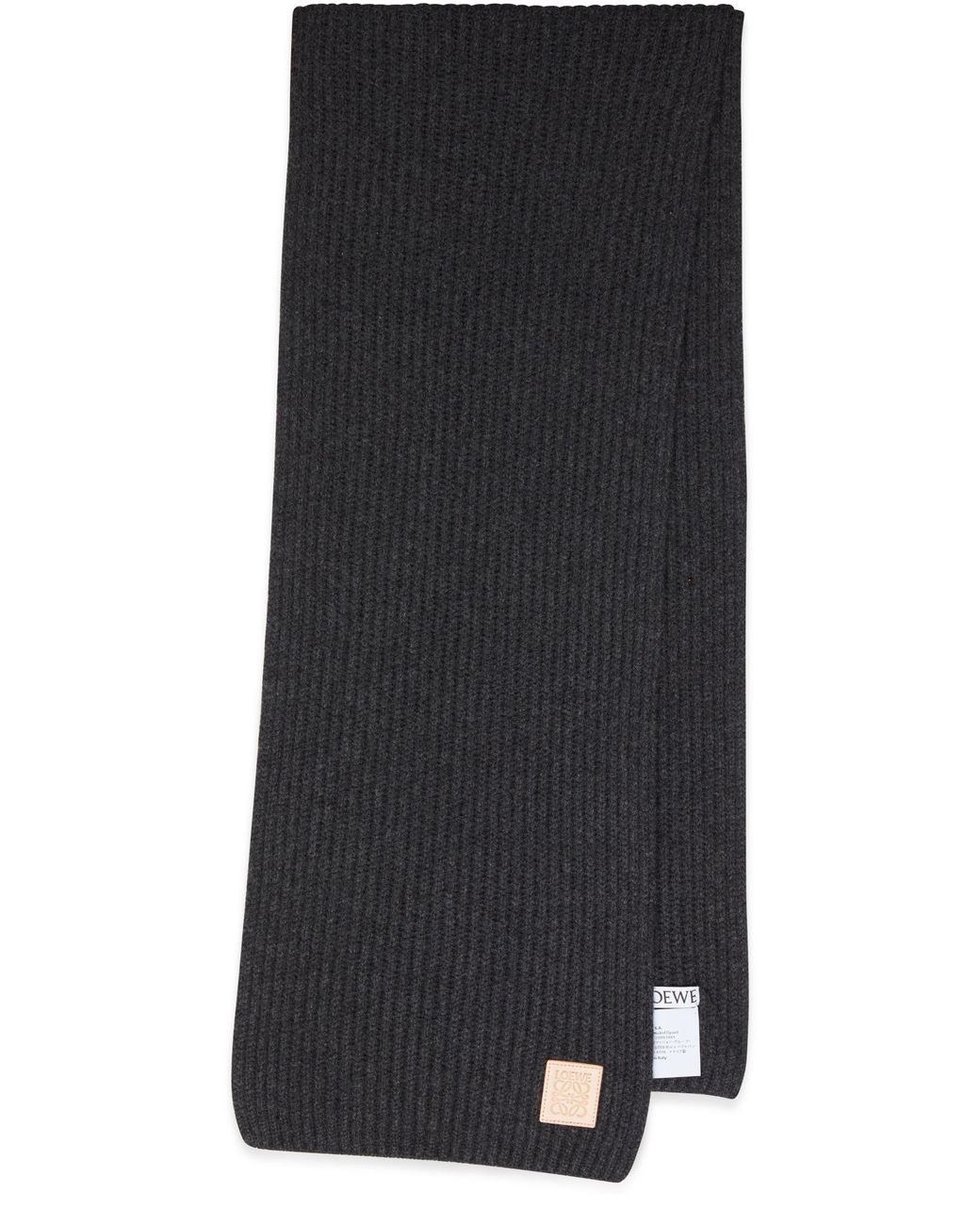 Loewe Black Cashmere Scarf