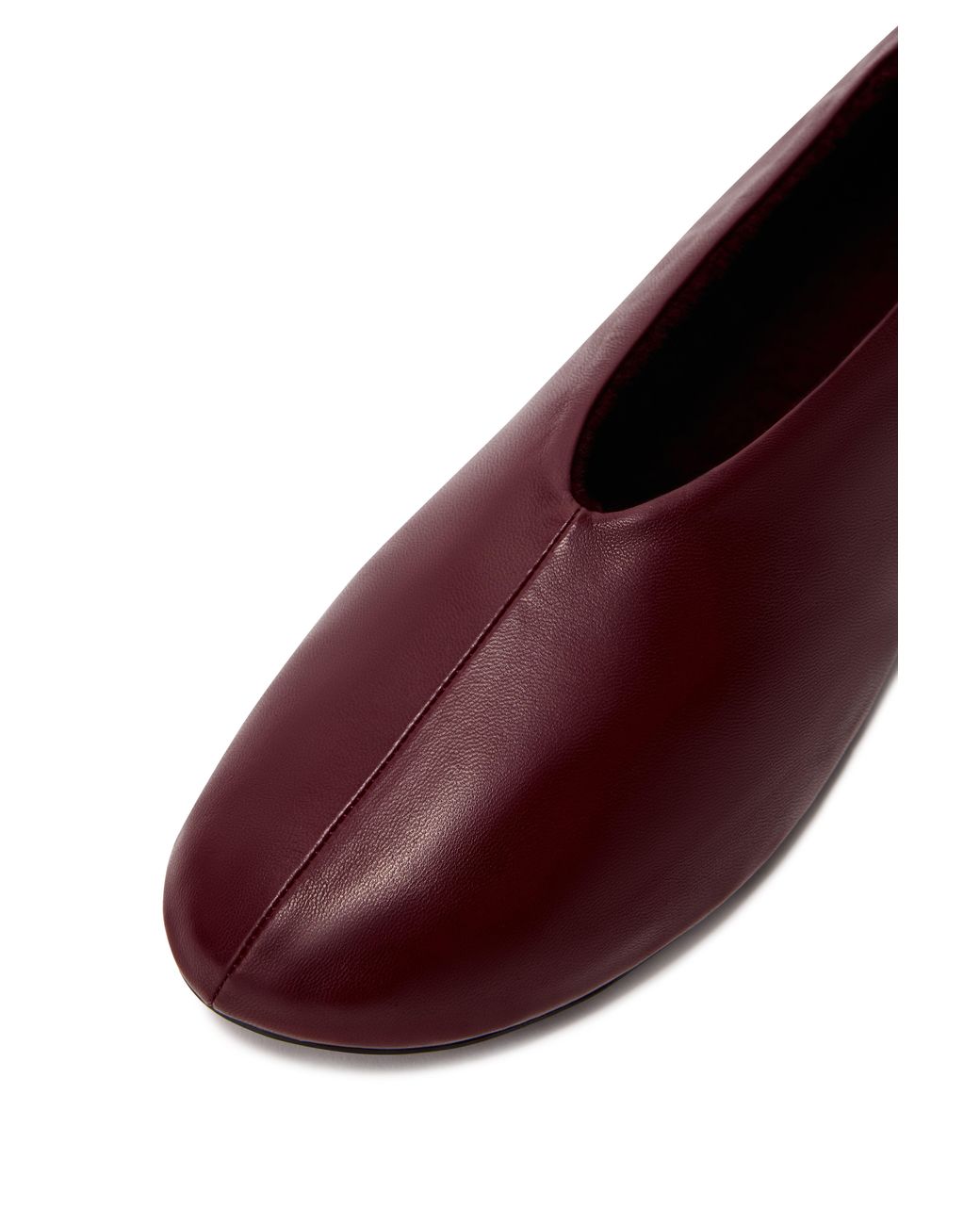 The Row Purple Stella Lederslipper