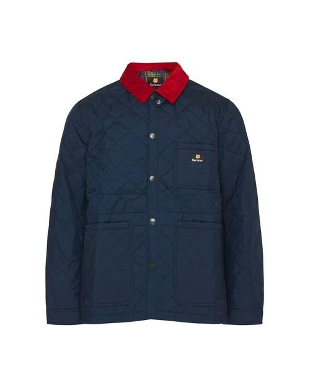 Maison Kitsuné X Mk Kenning - Barbour Quilted Jacket in Blue for Men | Lyst  Canada