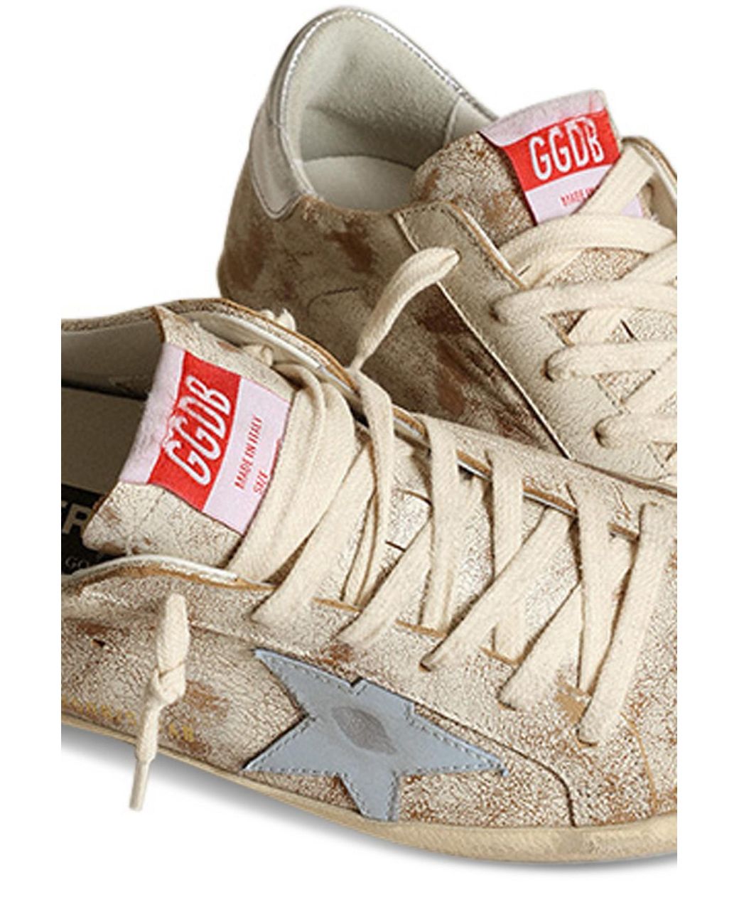 スニーカー GOLDEN  DELUXE BRAND Super-Star used-effect sneakers Golden Goose Deluxe Brand Men Super-star Classic With List