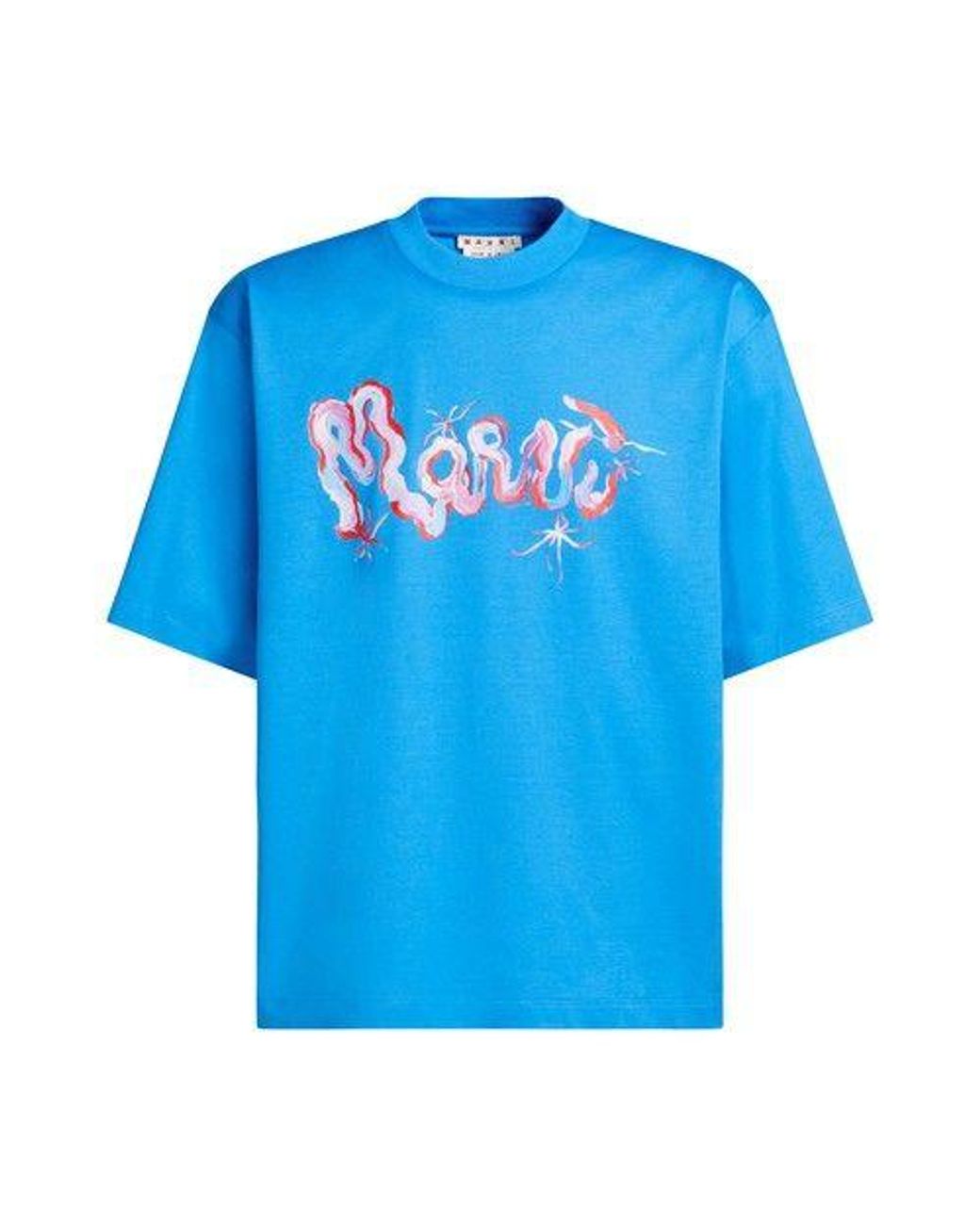 Marni Whirl T-shirt in Blue for Men | Lyst