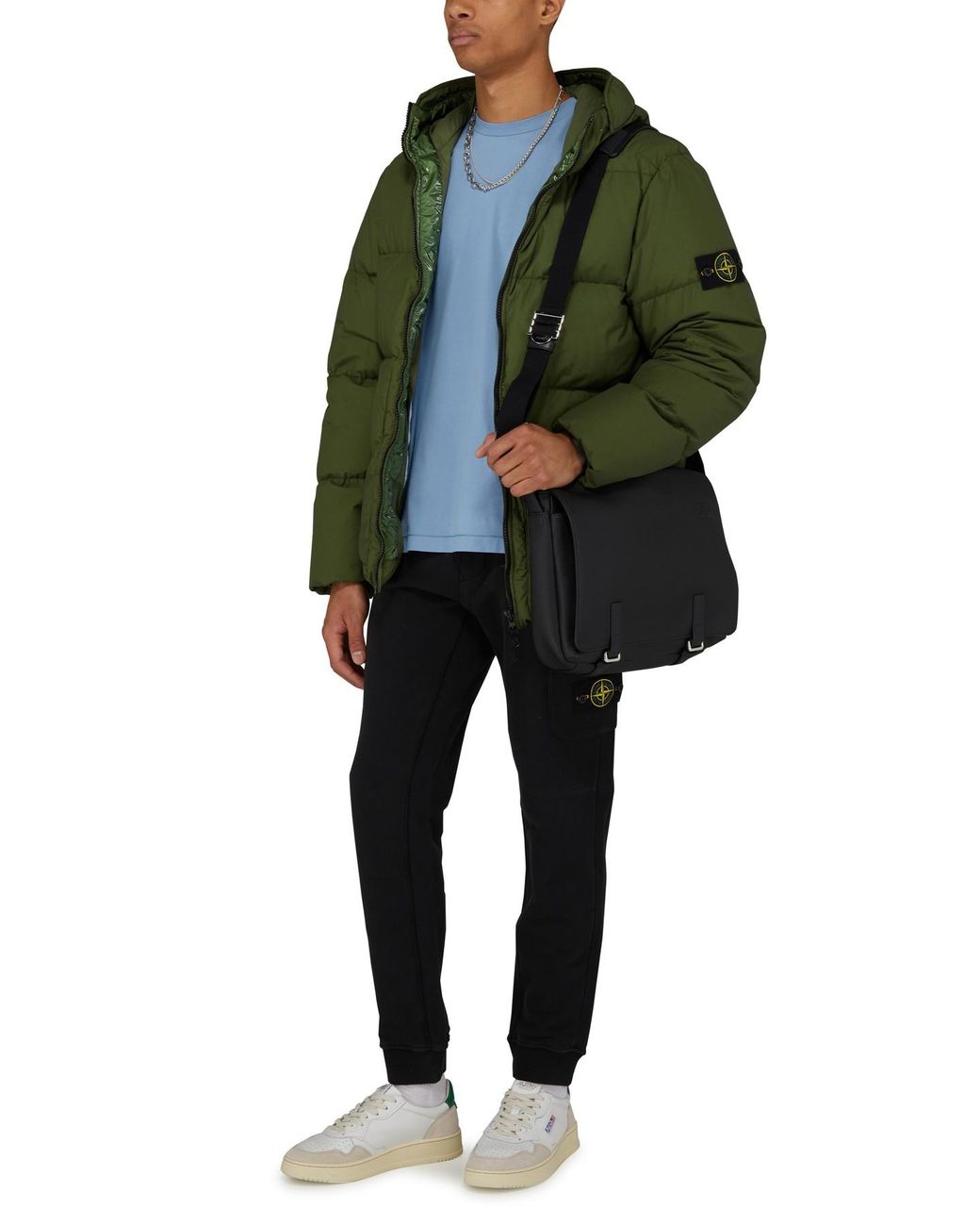 Stone Island Puffer Jacket in Olive 