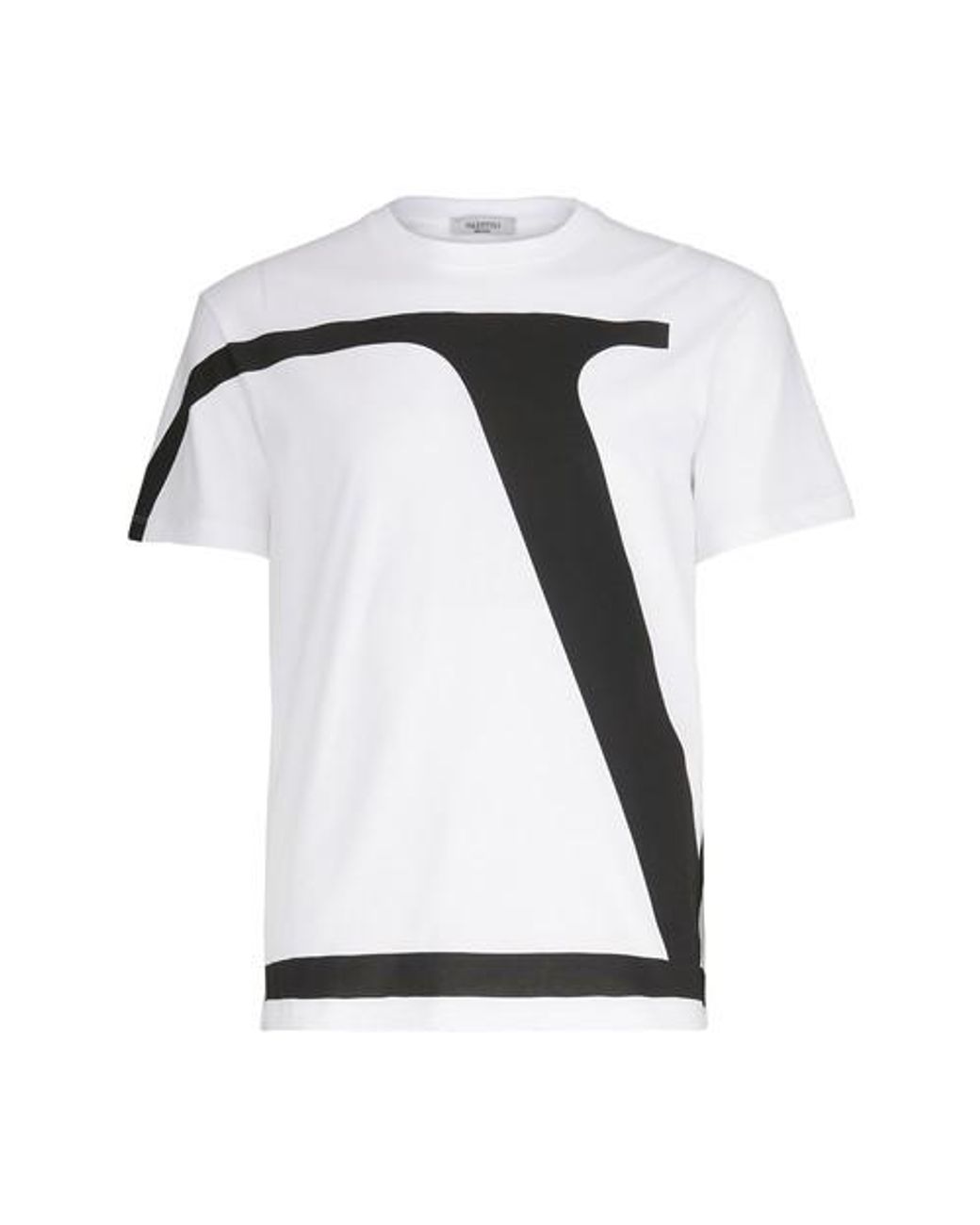 Valentino Cotton V Logo T-shirt for Men 