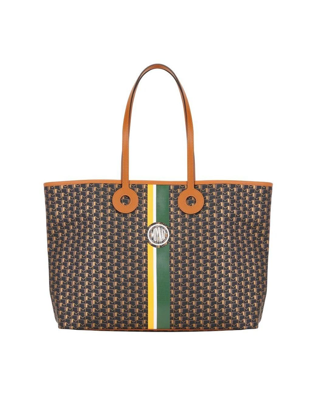 Moynat Oh Tote Ruban Duo Gm in Brown Lyst