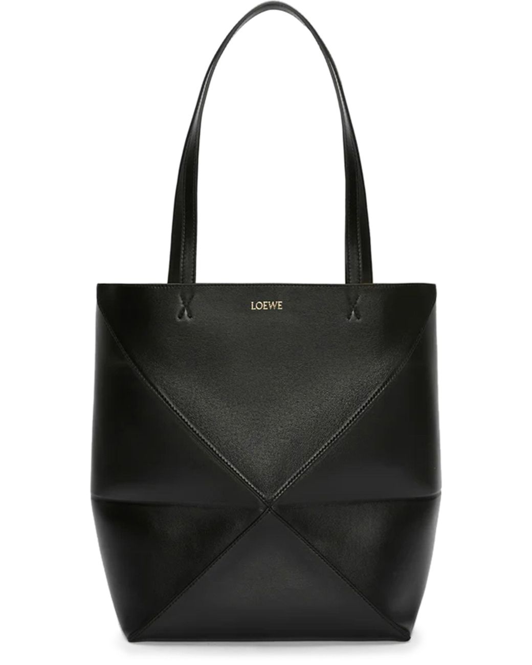Loewe Black Puzzle Tote Bag