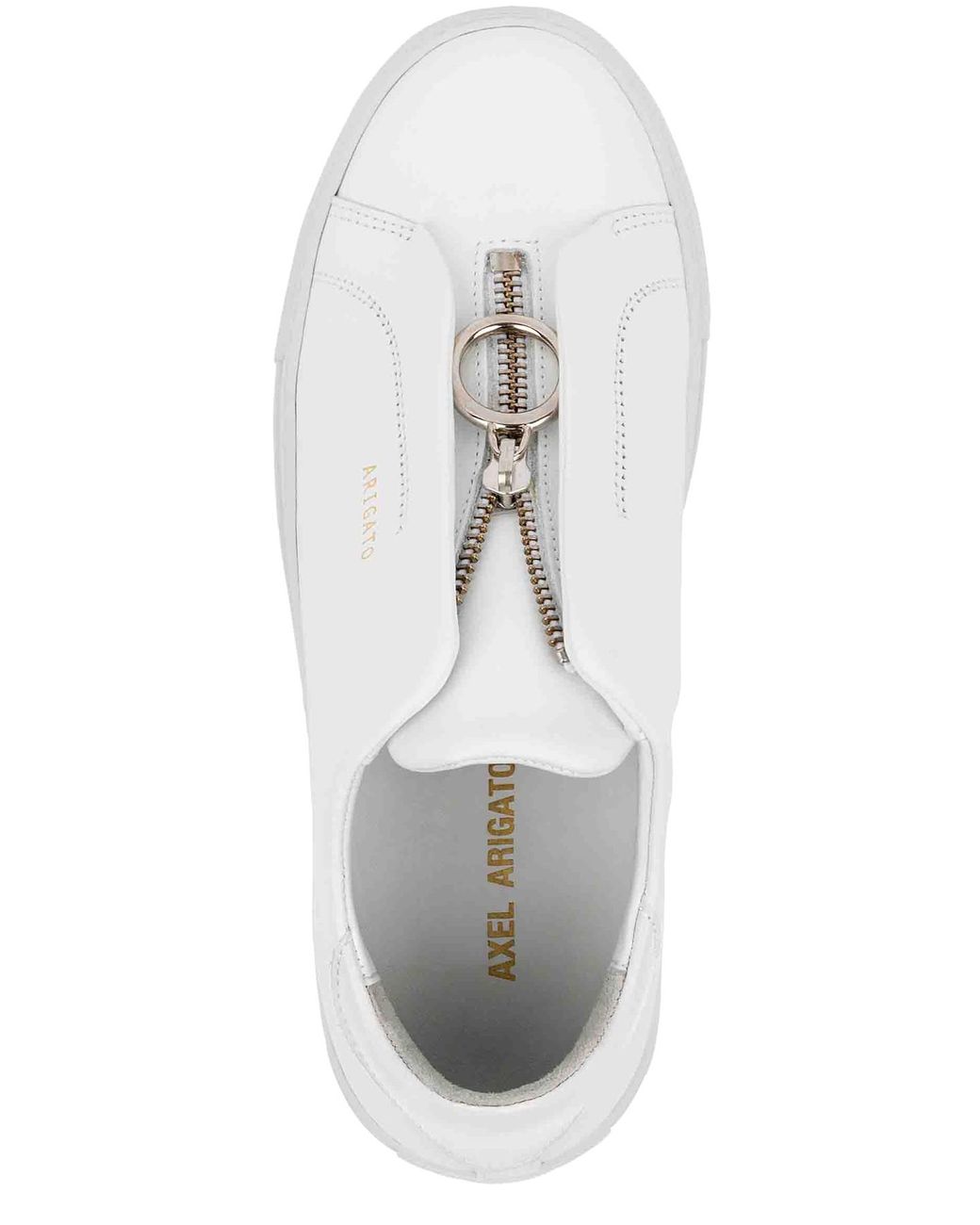 Axel Arigato Clean 90 Zip Sneaker in White | Lyst