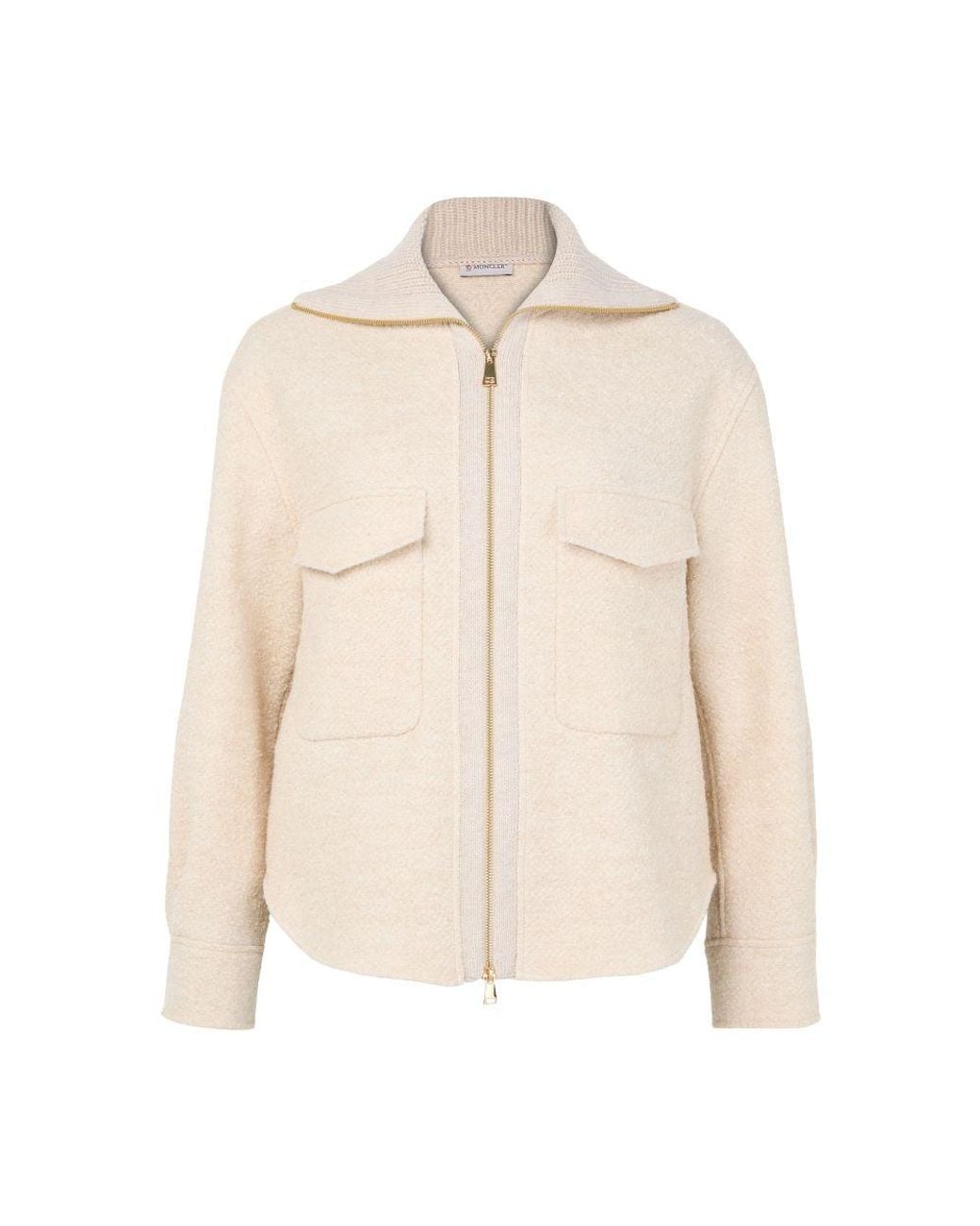 Moncler Natural Gezippt Overshirt