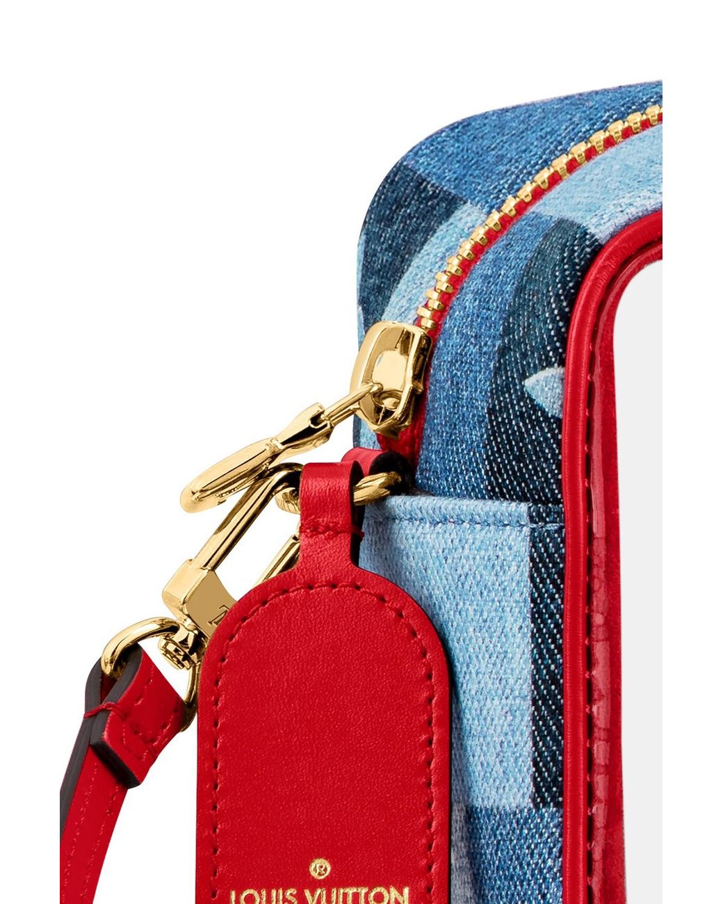 Louis Vuitton Beach Pouch Damier and Monogram Patchwork Denim at