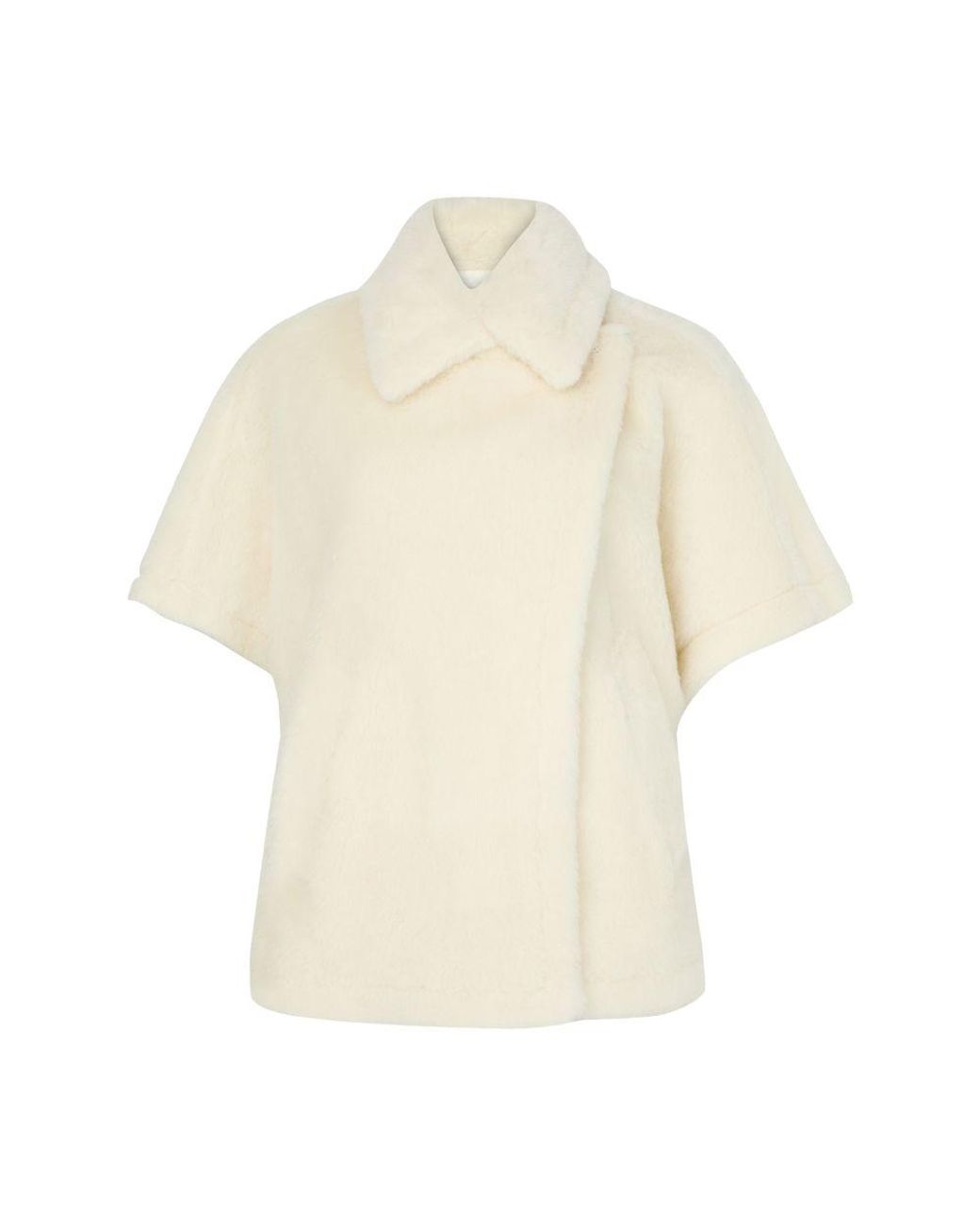 Max Mara Natural Tebe Teddy Cape