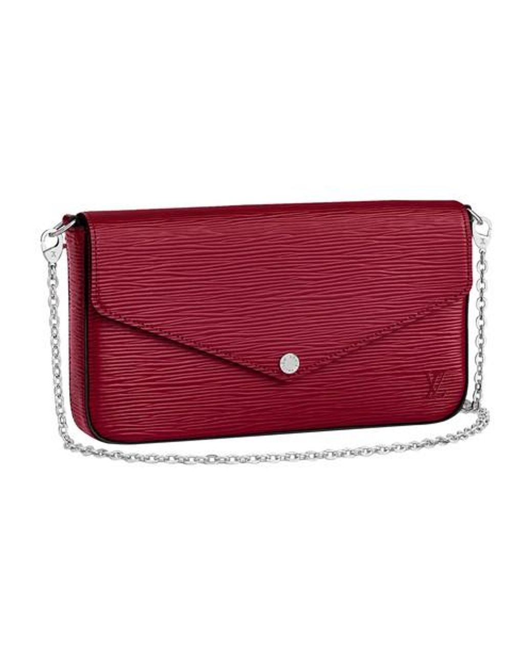 Louis Vuitton Félicie Pochette in Red | Lyst