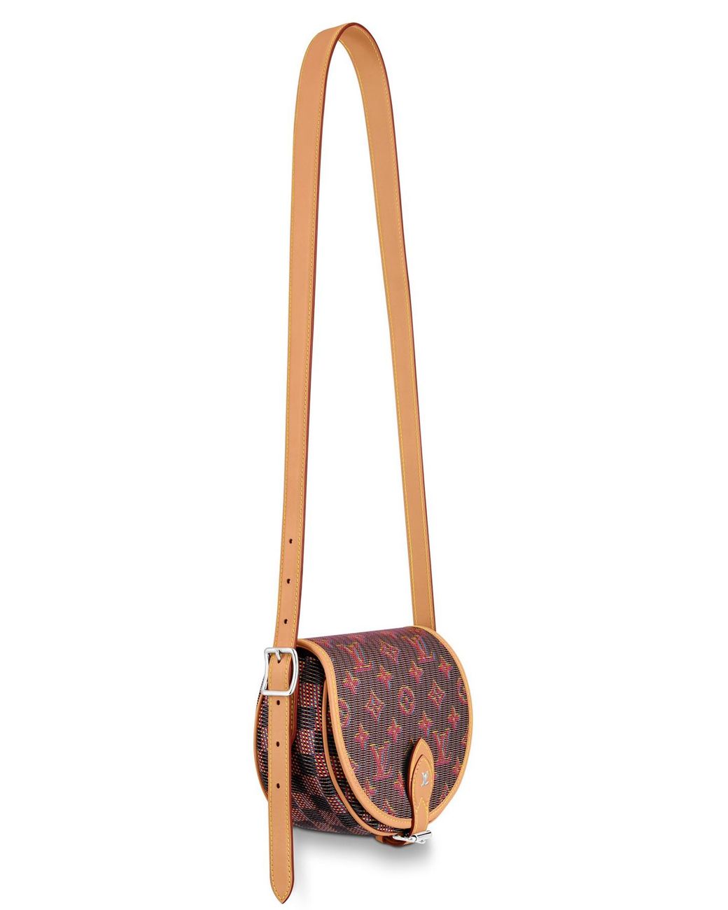 Tambourin leather crossbody bag Louis Vuitton Brown in Leather - 36082182