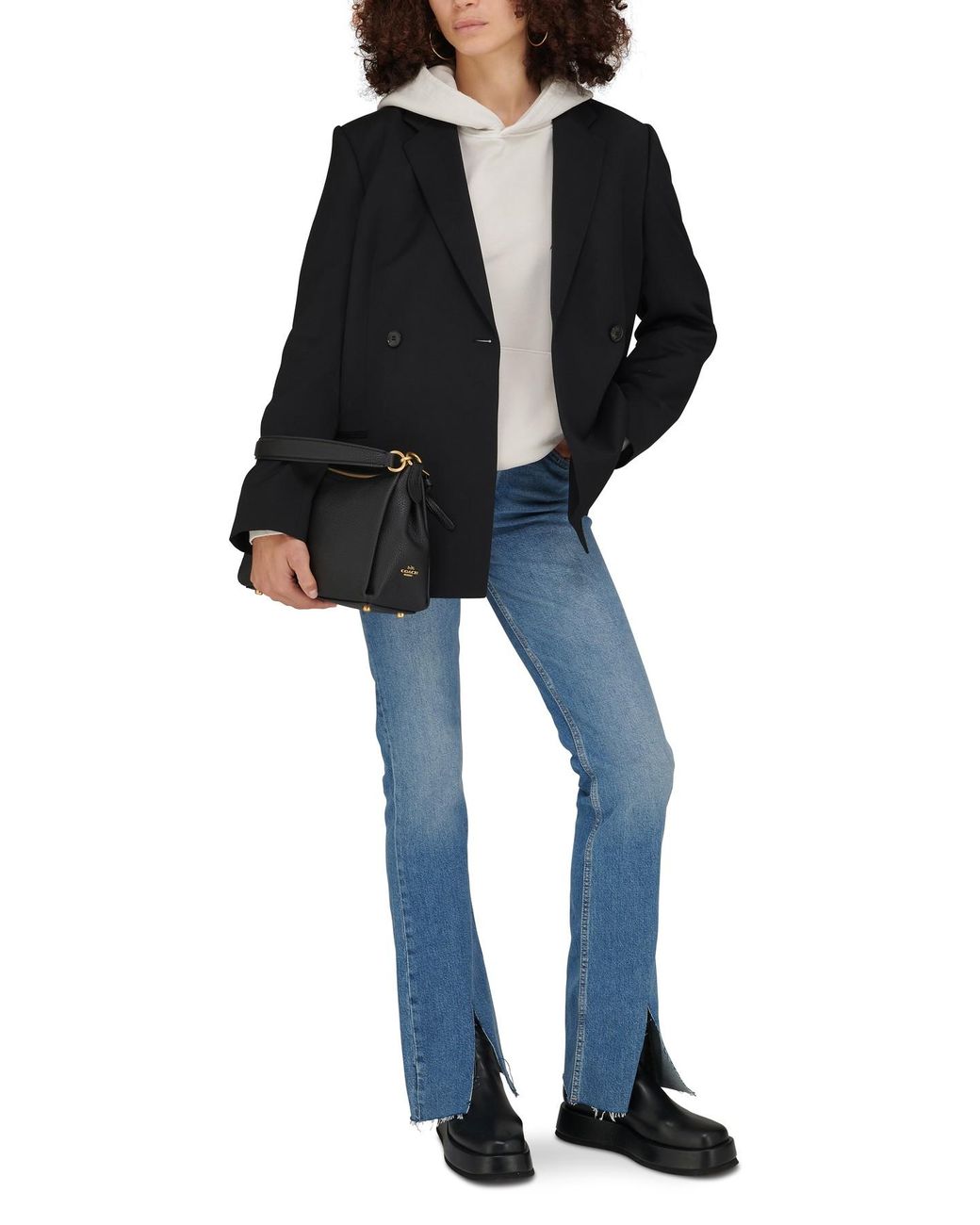 Anine Bing Aiden Hoodie in Gray | Lyst