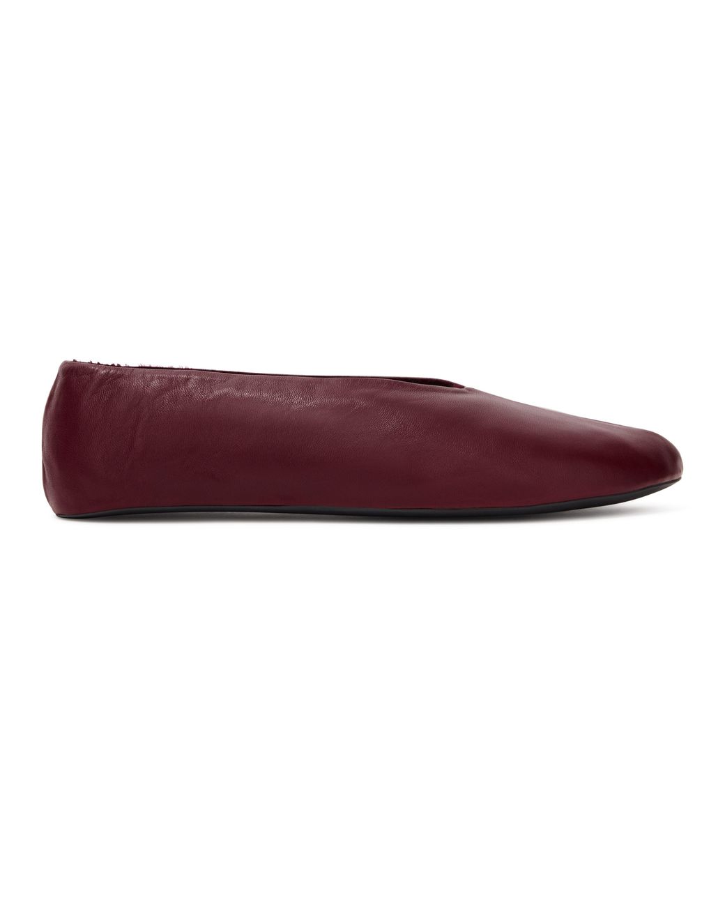 The Row Purple Stella Lederslipper