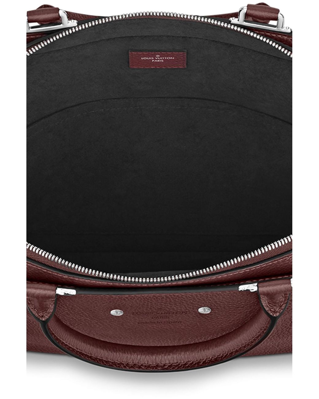 Louis Vuitton LV Men Armand Briefcase Taurillon Leather-Black - LULUX