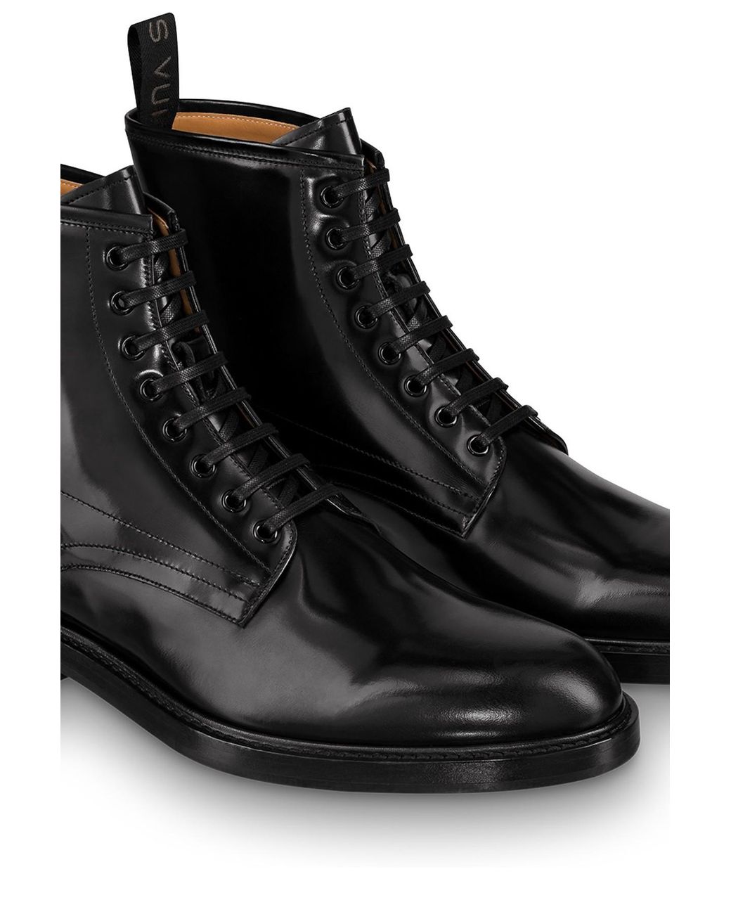 LIMITED EDITION MENS US 7 BLACK LOUIS VUITTON VOLTAIRE ANKLE BOOTS - $