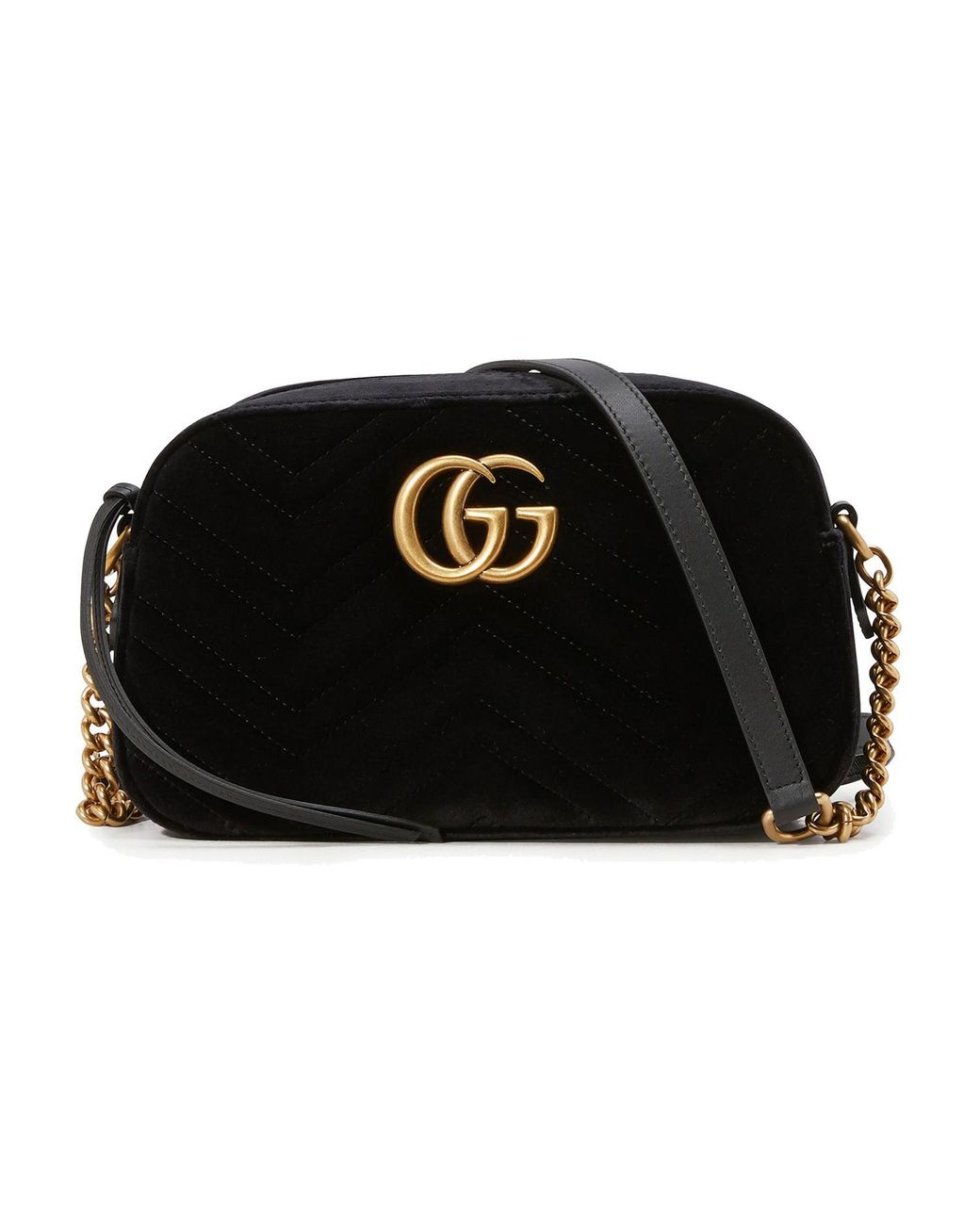 Gucci GG Marmont Velvet Crossbody Bag