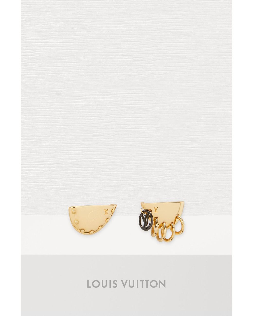Louis Vuitton Bionic Stud Chains and Rings Earrings