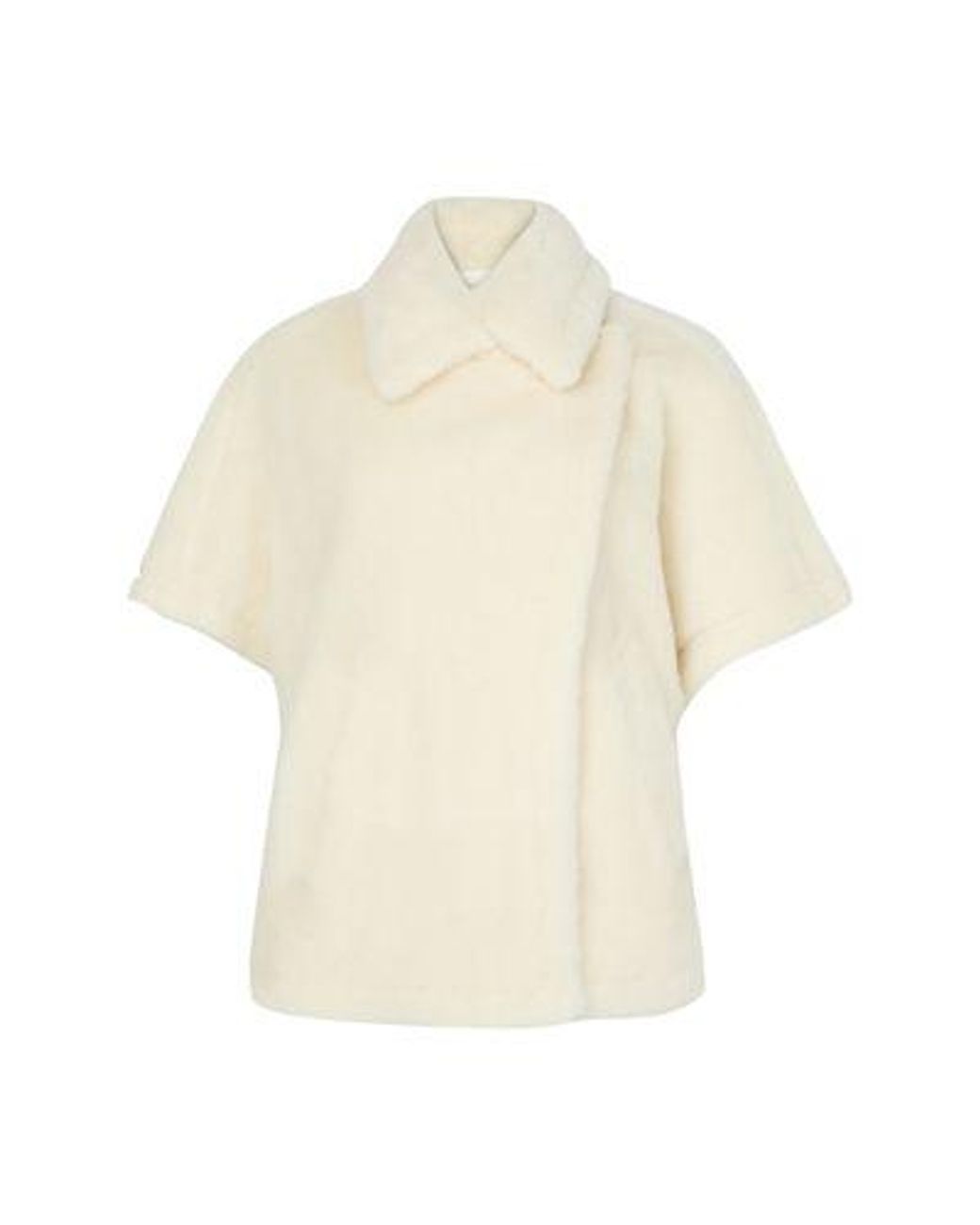Max Mara Natural Tebe Teddy Cape