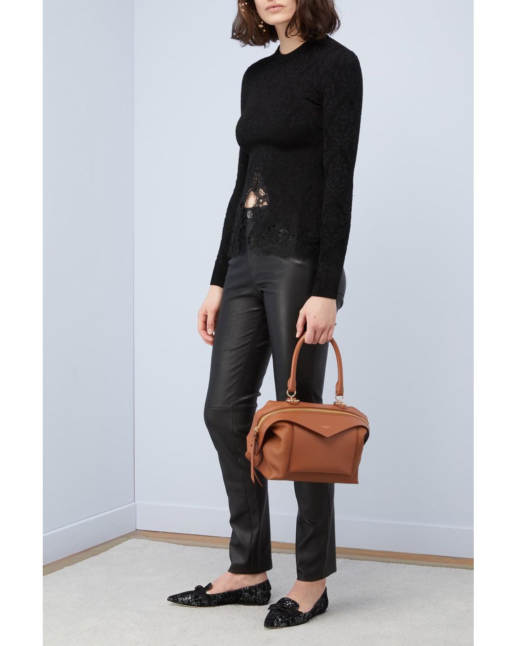 Givenchy Sway Small Shoulder Bag in Brown | Lyst