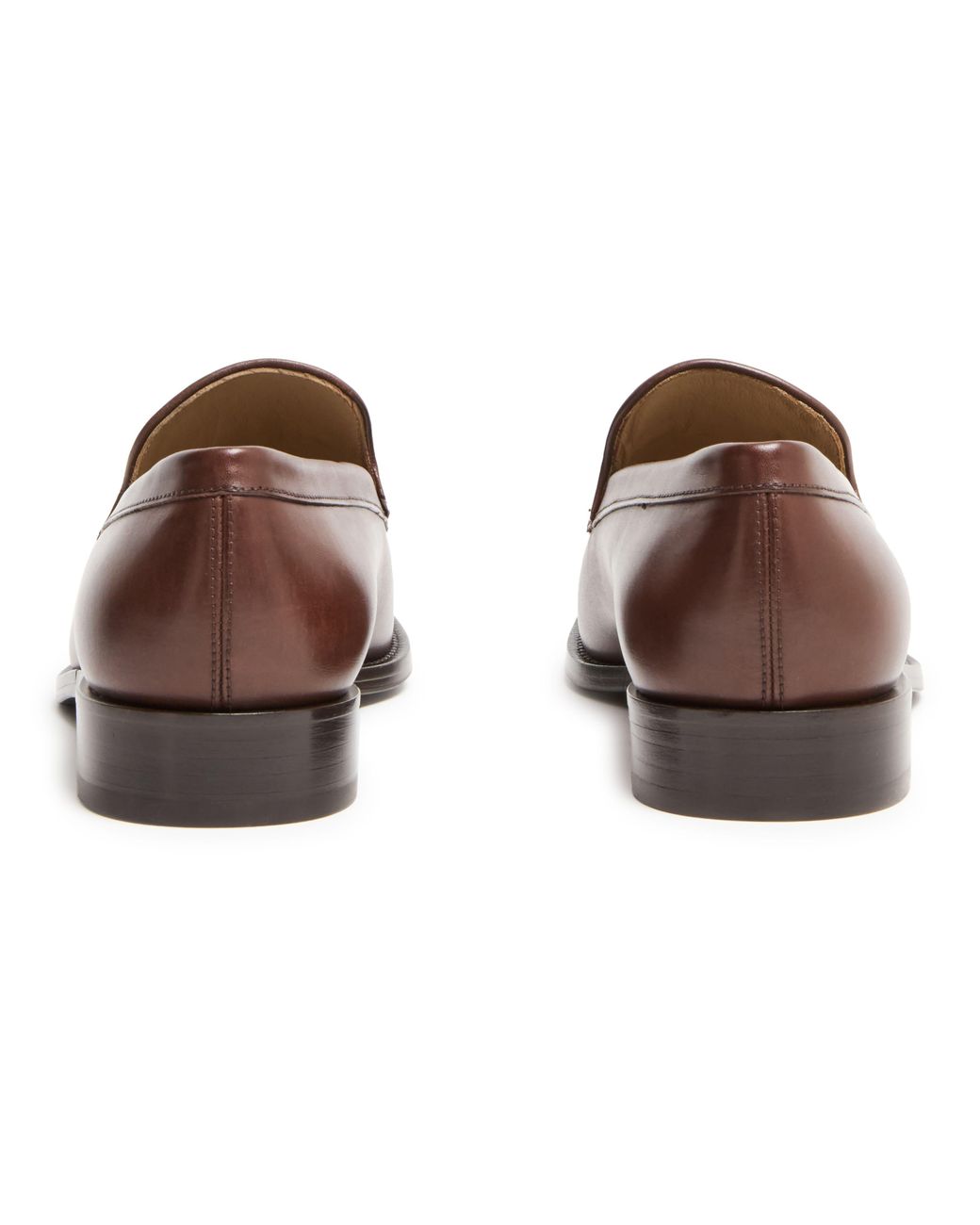 Max Mara Brown Leather Loafers