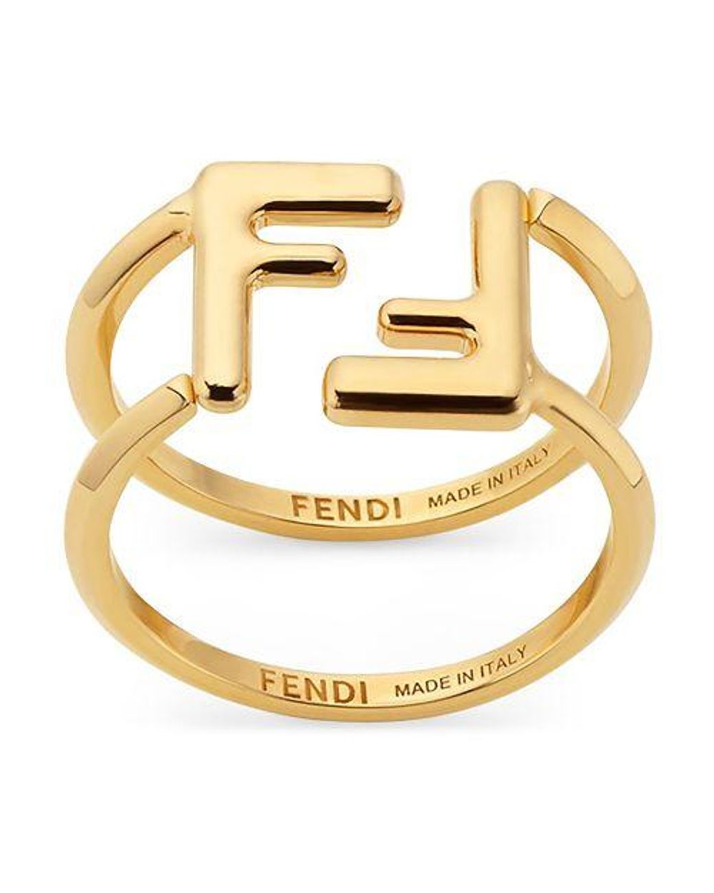 Fendi ring gold sale