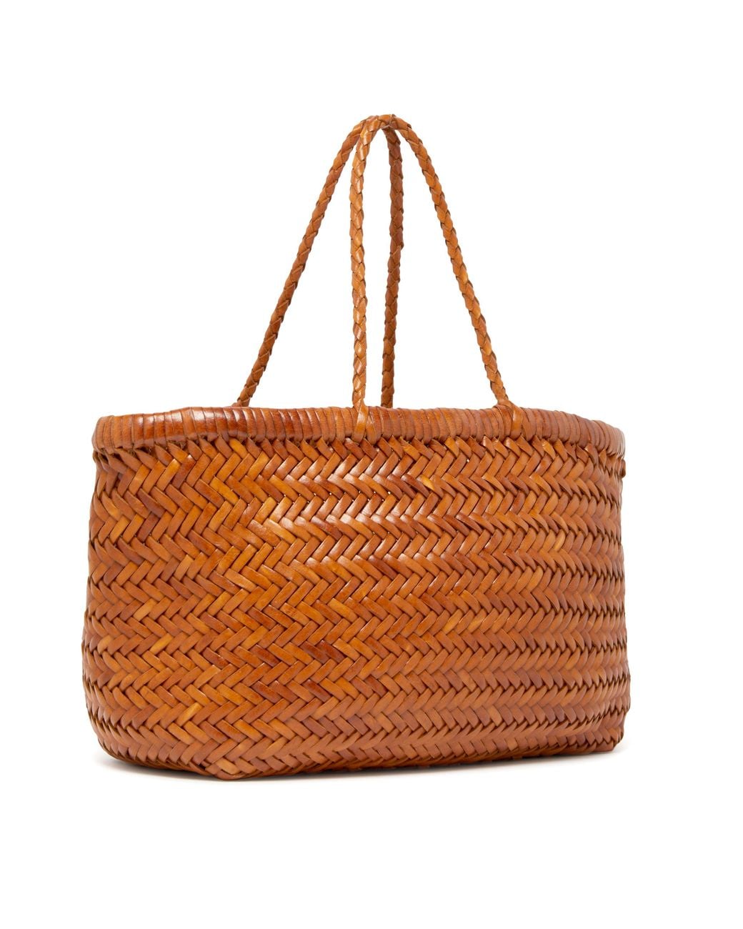 Mini Sac À Main Flat Gora Dragon Diffusion en coloris Brown