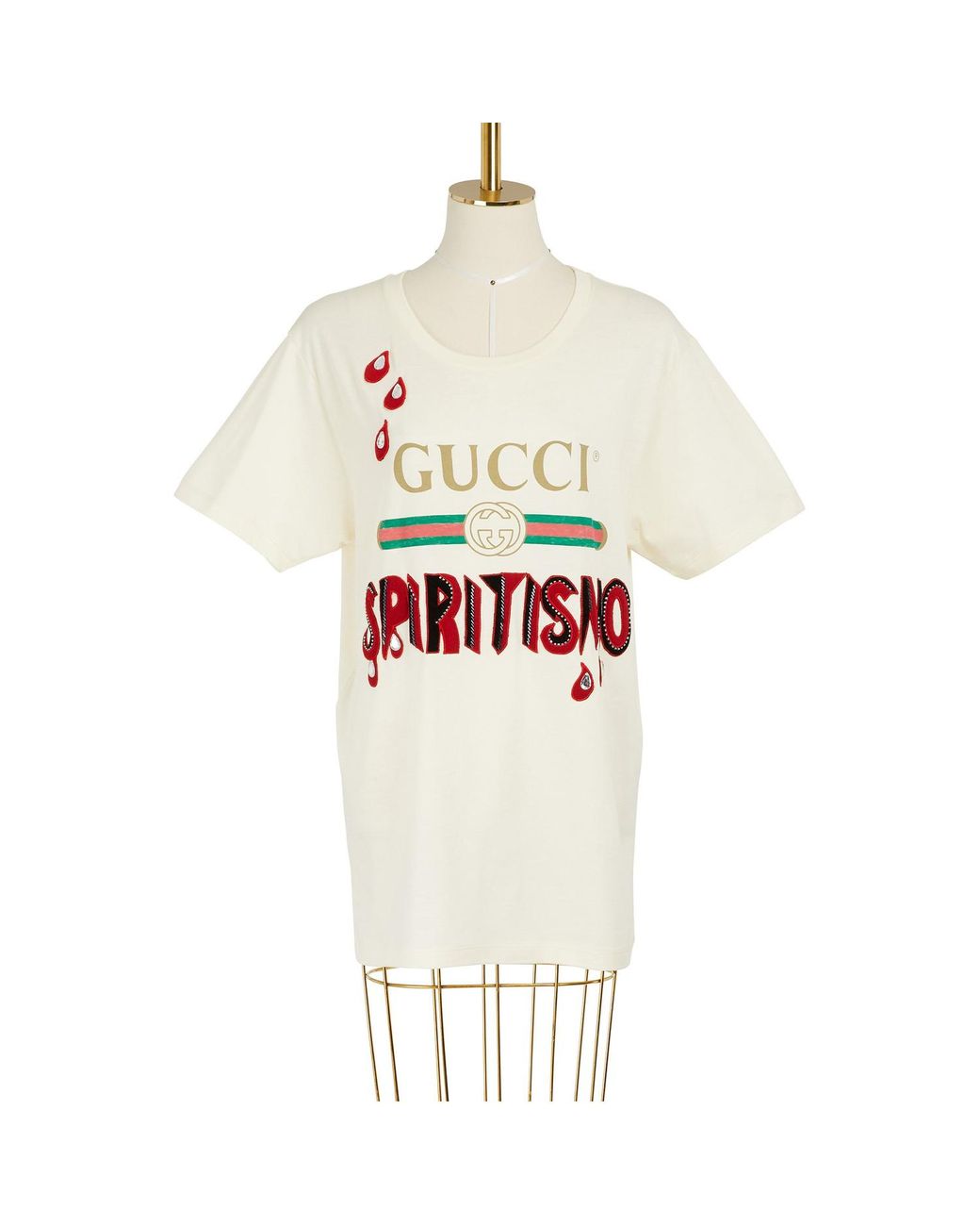 Gucci Spiritismo T-shirt in White | Lyst