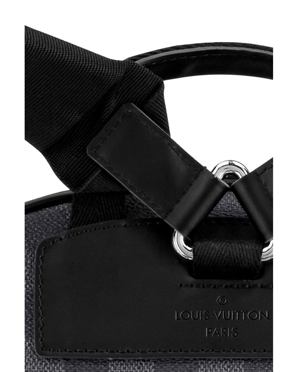 Josh backpack leather bag Louis Vuitton Black in Leather - 29426903