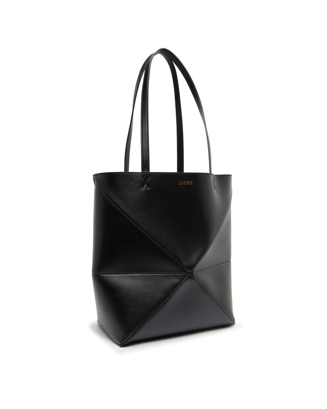 Loewe Black Puzzle Tote Bag