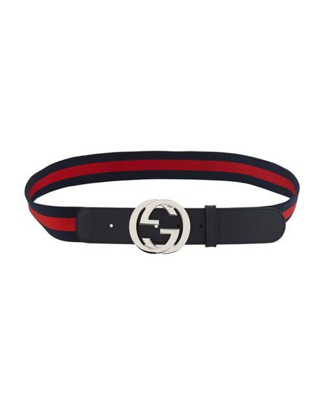 Gucci Tricolore Belt in Navy (Blue) for Men Lyst