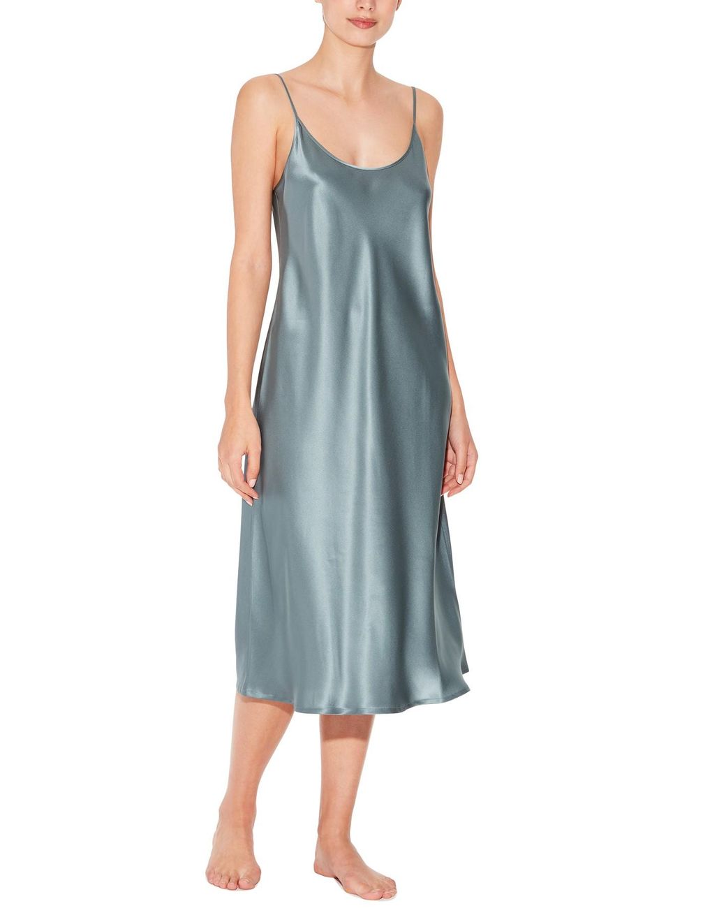 Silk midi cheap nightdress
