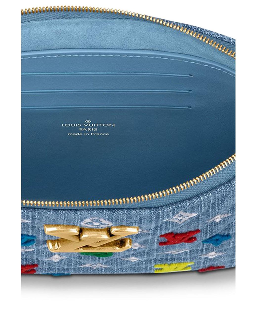 Louis Vuitton New Wave Zipped Pochette in Blue
