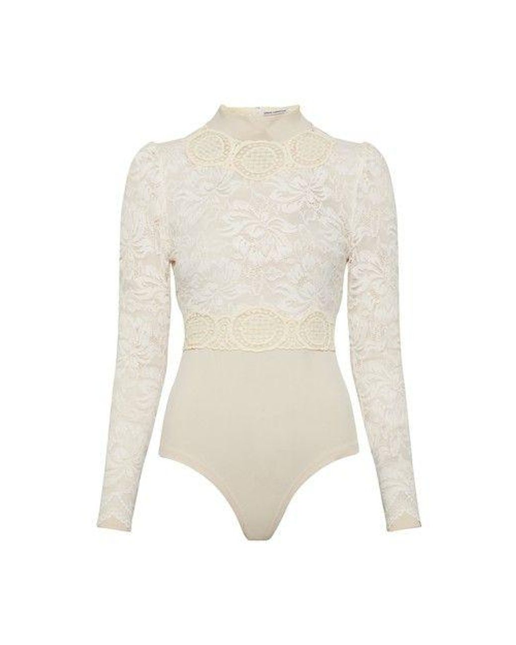 Paco Rabanne Long-sleeved Bodysuit in White