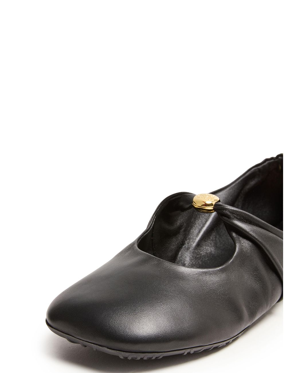 Loewe Black Pebble Soft Ballerinas