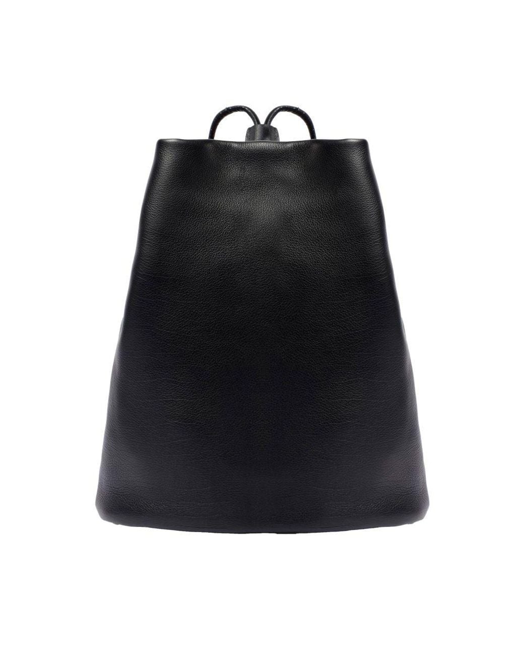 The Row Joe Leather Backpack in Black | Lyst