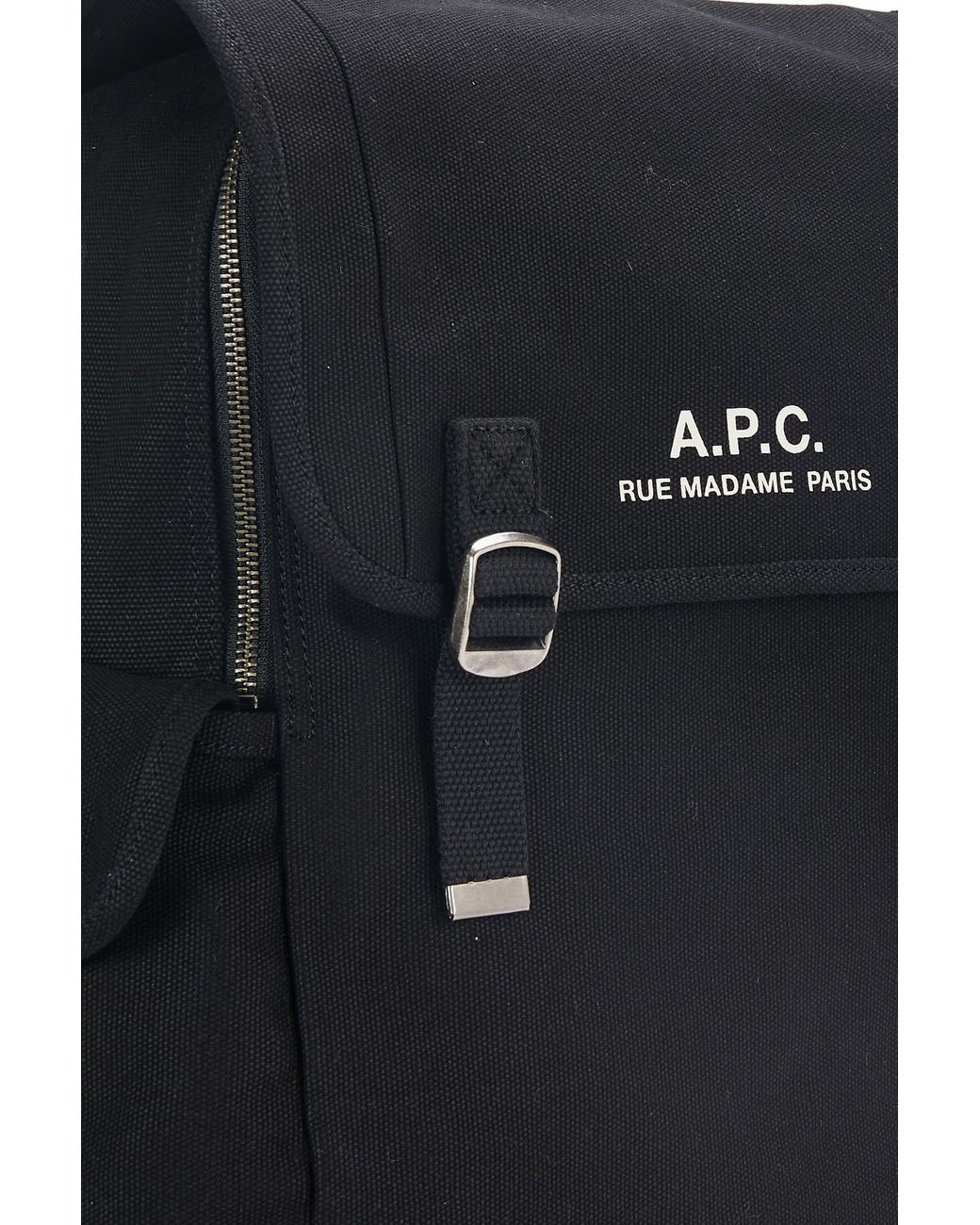 A.P.C. Recuperation Backpack in Black for Men | Lyst