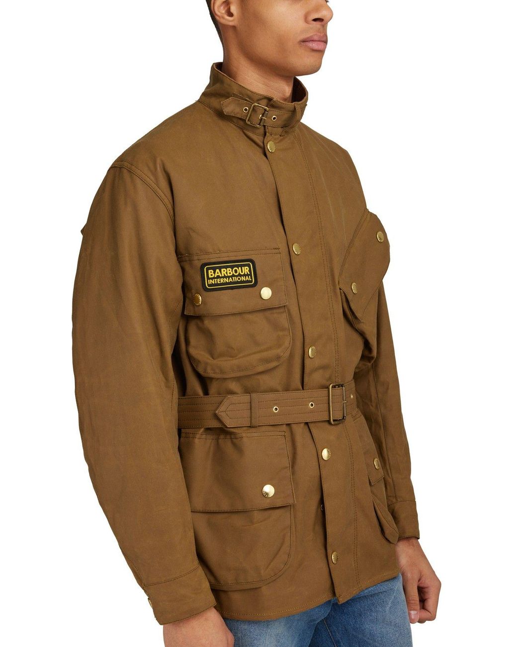 Barbour B.intl International Original Wax Casual Jacket in Green for Men |  Lyst