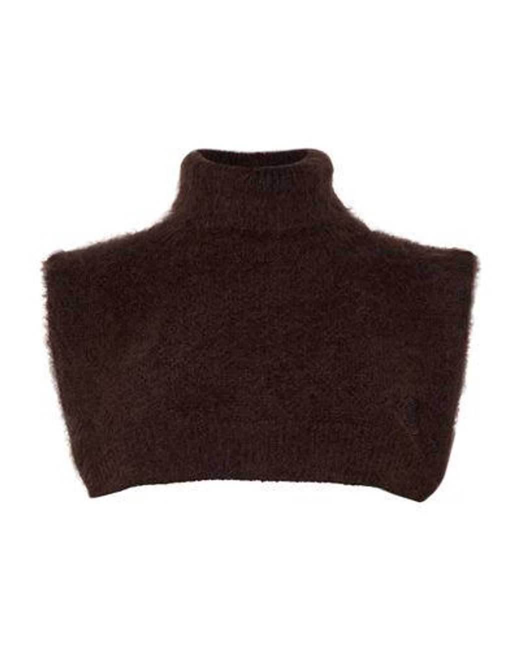 Moncler Brown Turtleneck Cape