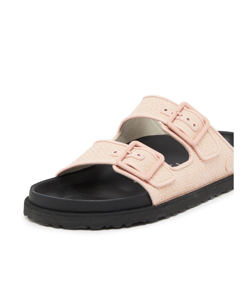 Birkenstock Arizona Raffia Sandals in Pink Lyst UK