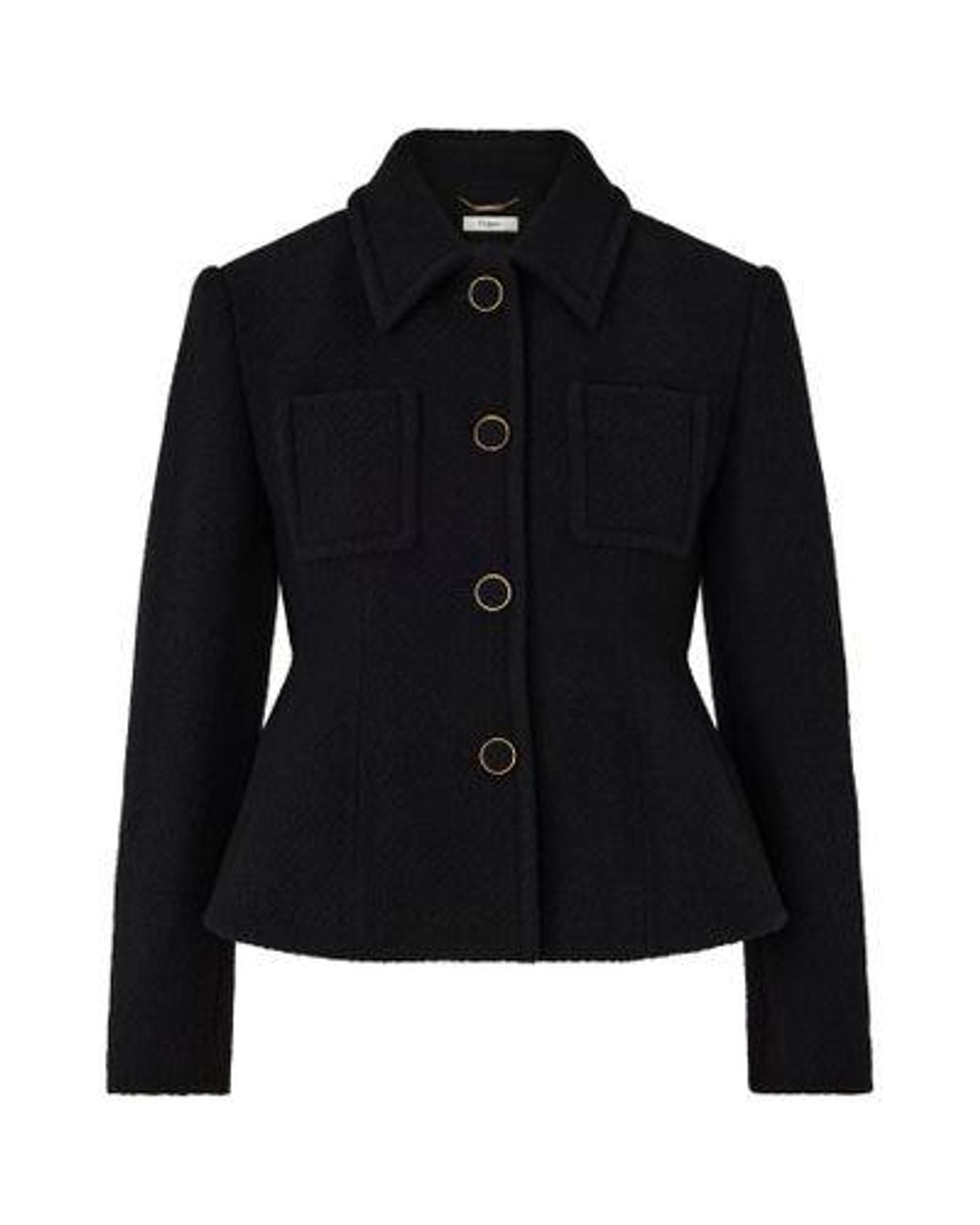 Chloé Black Woolen Jacket