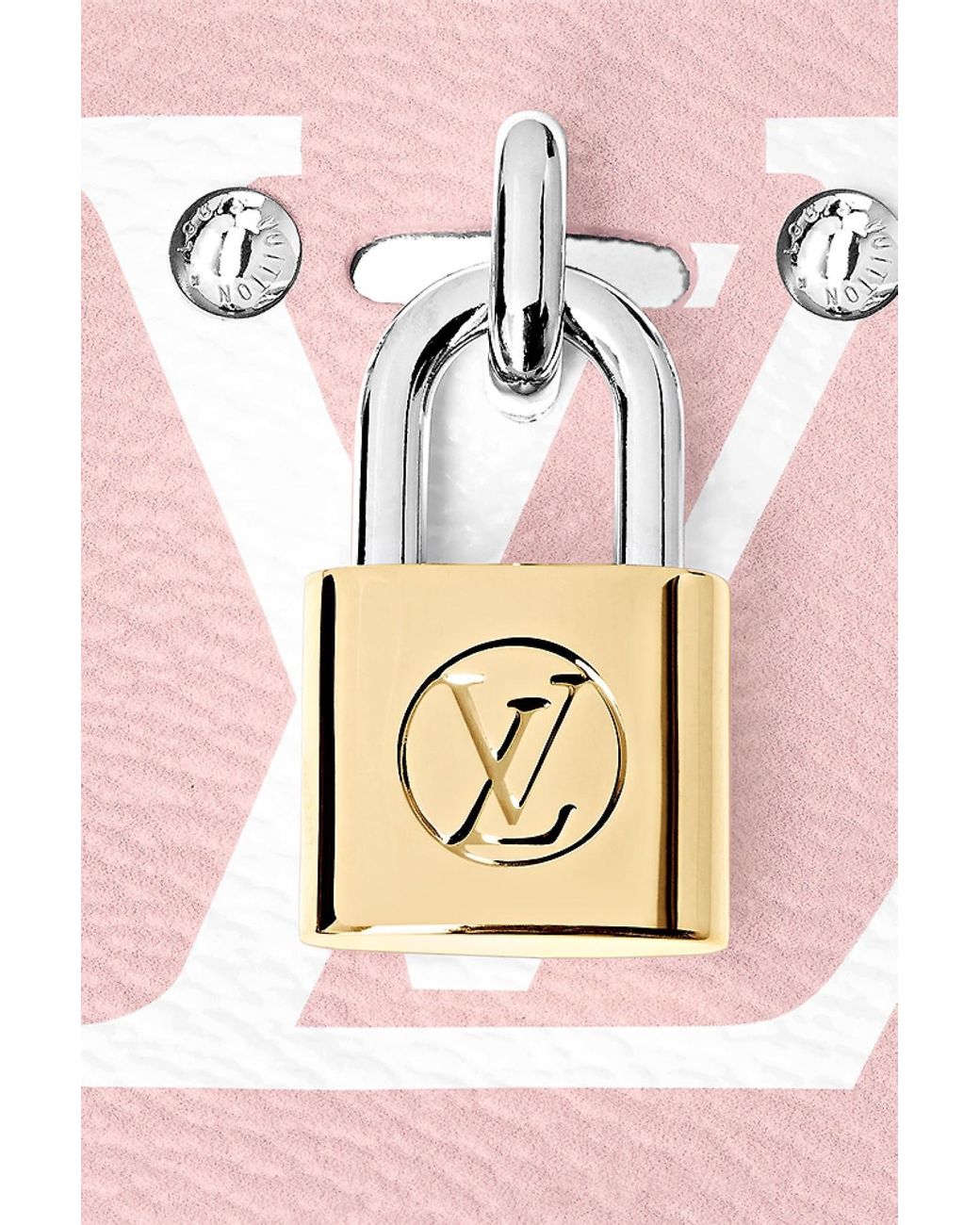 LOUIS VUITTON Limited Edition Pink Giant Monogram Lock It Mule